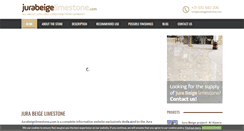 Desktop Screenshot of jurabeigelimestone.com